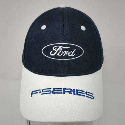 Ford F-Series Strapback Hat Blue One Size Adjustable Colorblock 6 Panel