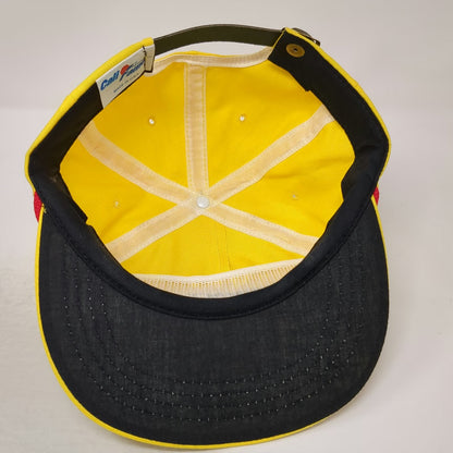 Cali Fame Pennzoil Racing 5 Panel Yellow Hat One Size Rope Brim Slideback USA