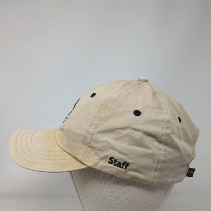 Bay Tree National Golf Links Staff Strapback Hat Tan One Size Embroidered