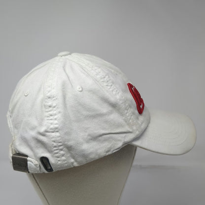 Coca-Cola Baseball Cap White OSFM Slideback Cotton Embroidered Script Logo Hat