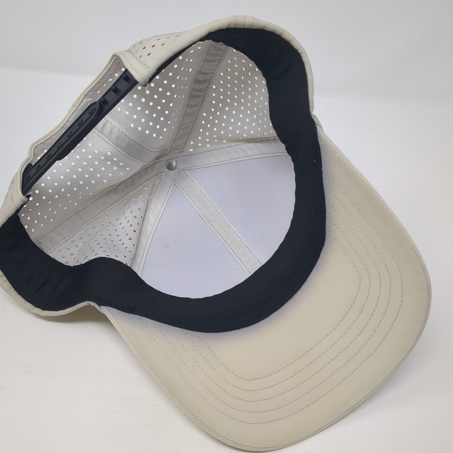 Unbranded Trucker Hat Beige One Size Adjustable Breathable Mesh Back Blank