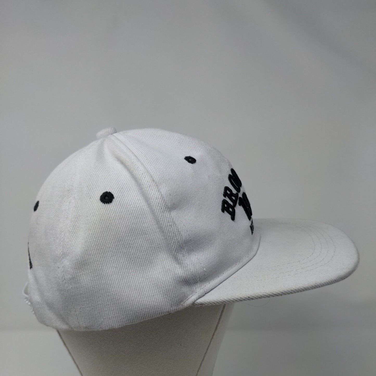 Brooklyn 1947 New York Snapback Hat White OSFA Adjustable Embroidered