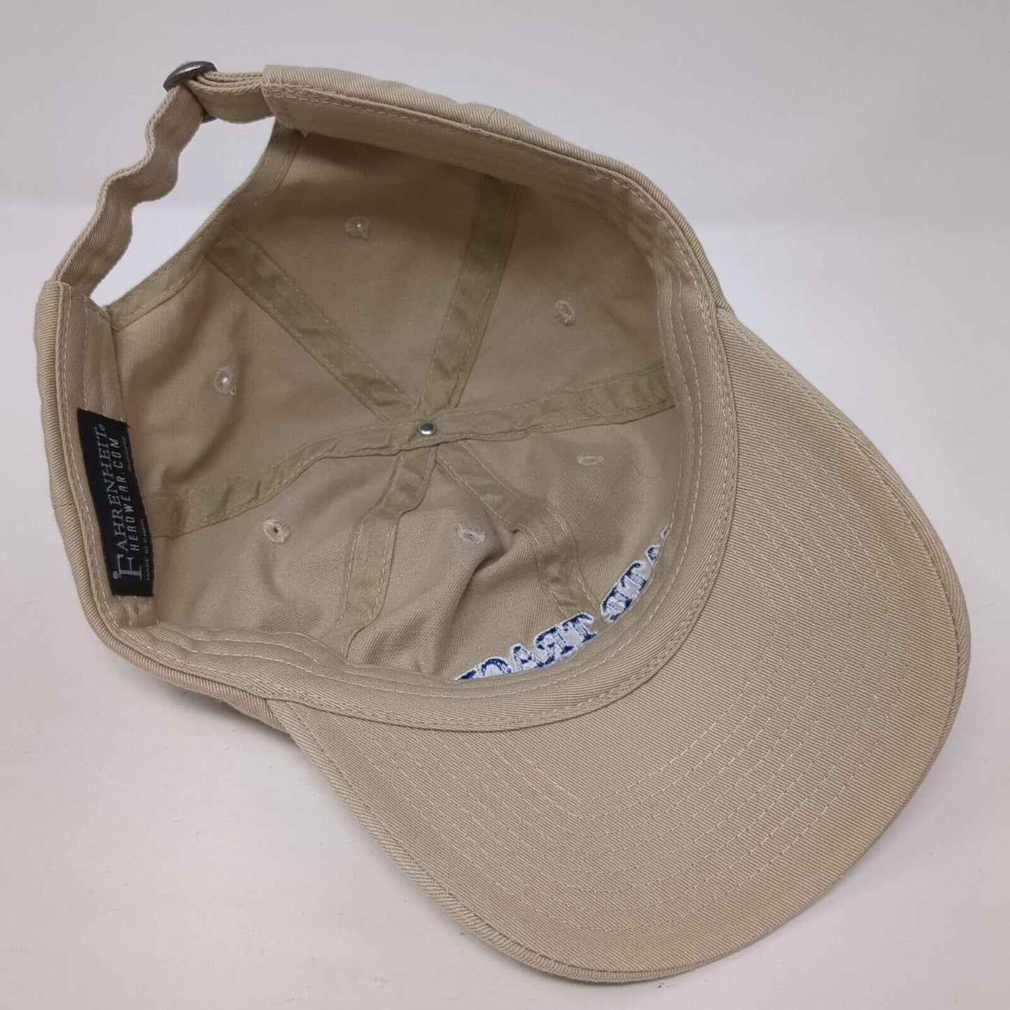 State Track 2018 IHSAA Slideback Hat Tan OS Adjustable Embroidered Fahrenheit