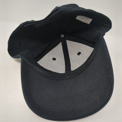 Chipotle Strapback Hat Black One Size Adjustable Loomstate 6 Panel