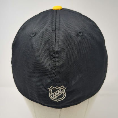Boston Bruins NHL Reebok Cap Black M Center Ice Stretch Fit Embroidered Logo