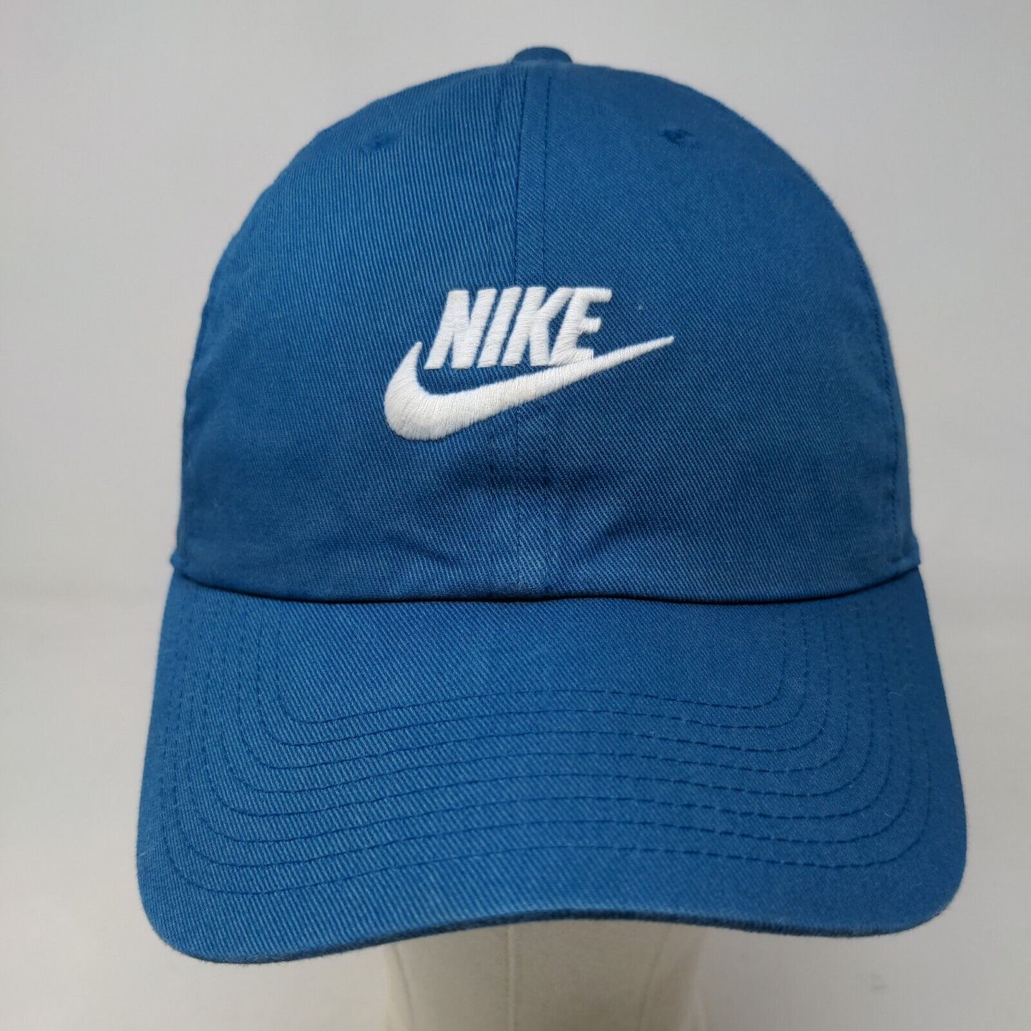 Nike S1ze Heritage86 Men's Slideback Hat Blue Size OSFM Embroidered Swoosh Logo