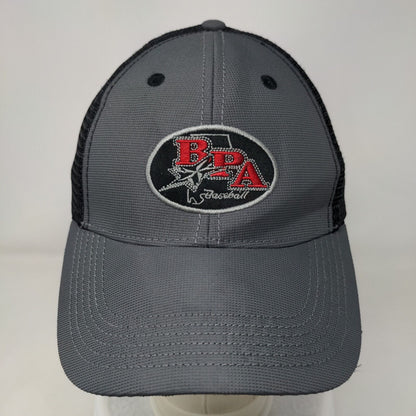 BPA Baseball Snapback Mesh Back Trucker Hat Gray One Size Colorblock