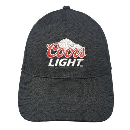 Coors Light Fitted Hat Black One Size Embroidered Solid 6 Panel Acme