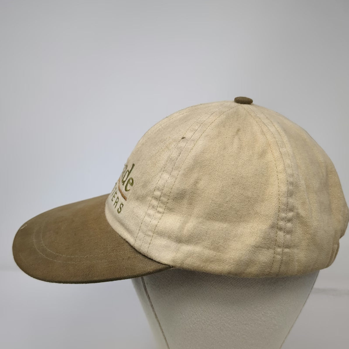 Impressions Baseball Cap Beige Brown One Size Strapback Cascade Outfitters Hat