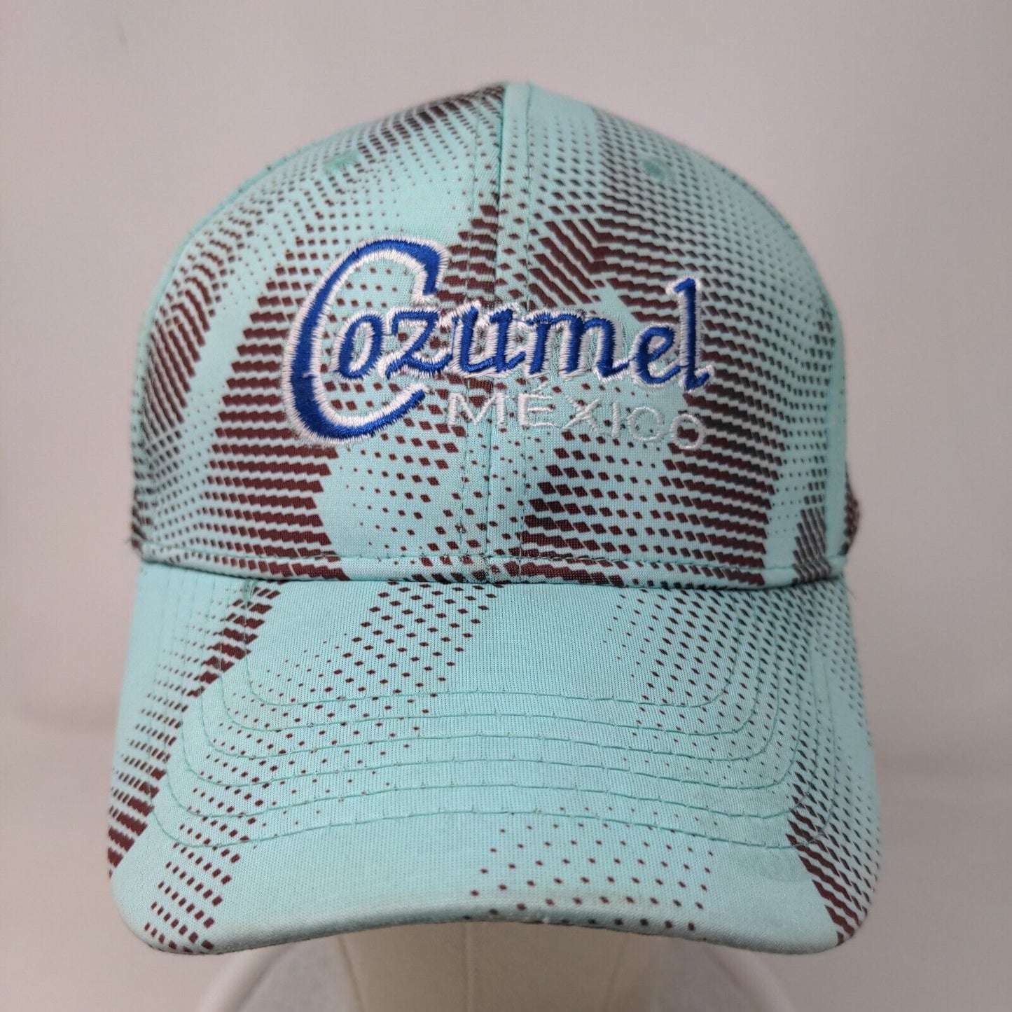 Genesis Men's Strapback Hat Blue Embroidered Cozumel Mexico Logo