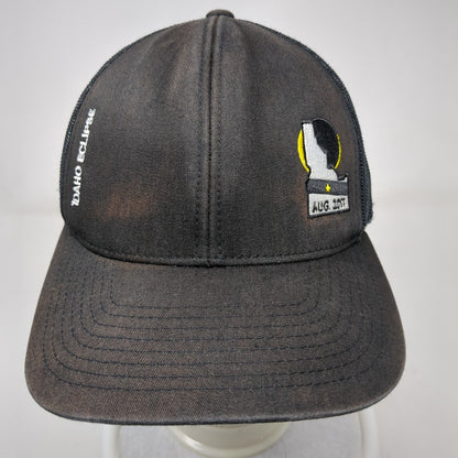Idaho Eclipse Aug. 2017 Snapback Trucker Hat Black OSFA Pacific Headwear