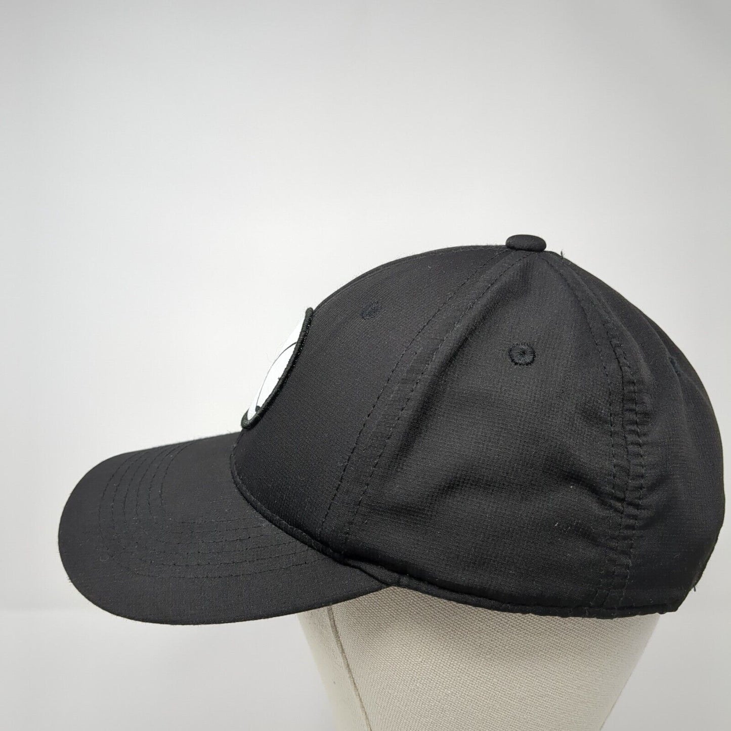 Golf Club Snapback Hat Black One Size Adjustable Embroidered Outdoor Cap