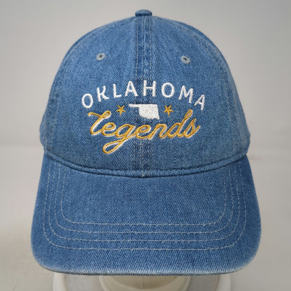 OTTO Baseball Cap Blue One Size Denim Oklahoma Legends Tulsa Route 66 BOK Center