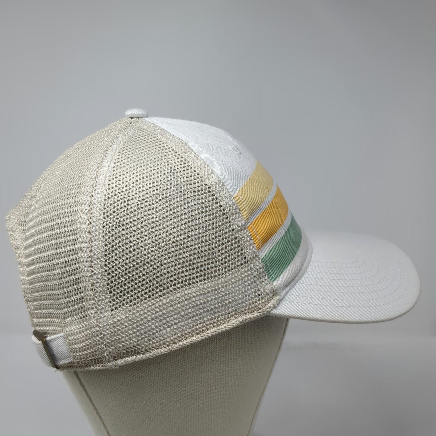 Texas State Bobcats NCAA The Game Cap White One Size Mesh Stripes Slideback Hat