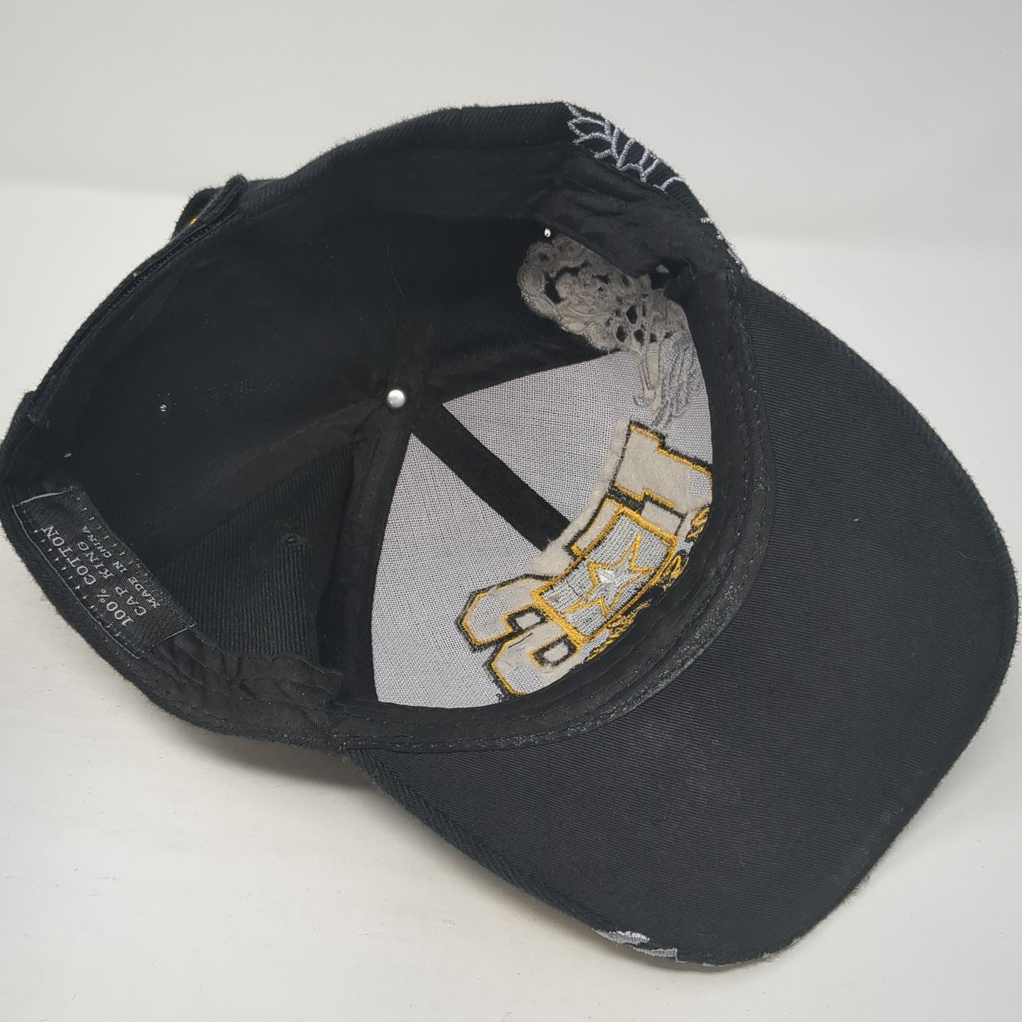 United States Army Strong Strapback Hat Black One Size Embroidered