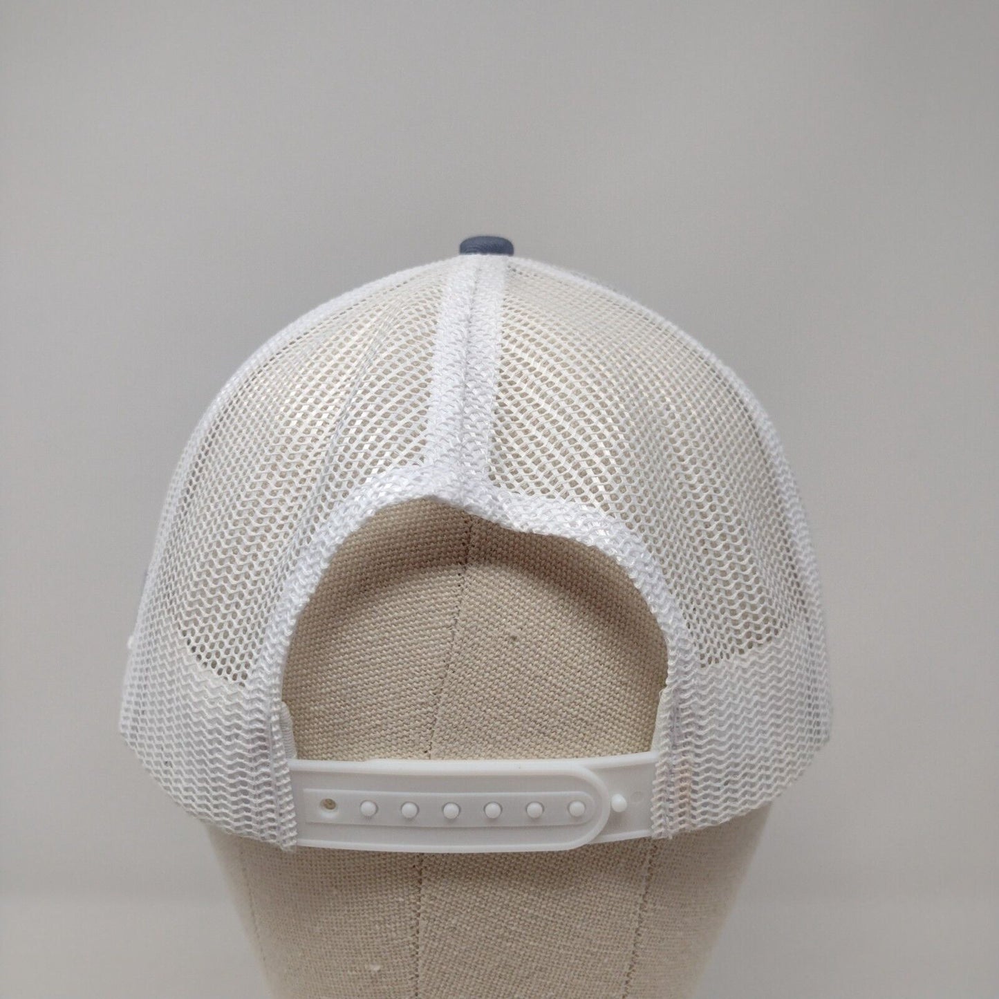 Leisure Supply HASA Snapback Trucker Hat Blue OSFM Adjustable Mesh Fahrenheit