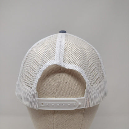 Leisure Supply HASA Snapback Trucker Hat Blue OSFM Adjustable Mesh Fahrenheit