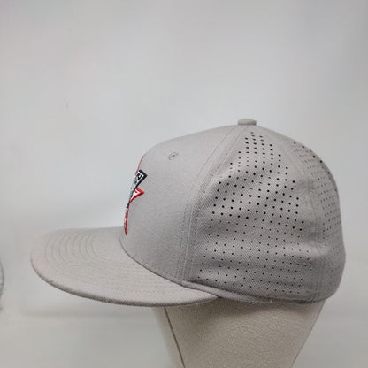 Nike Tru Dri Fit Fitted Mesh Back Hat Gray Size S/M Embroidered A Logo