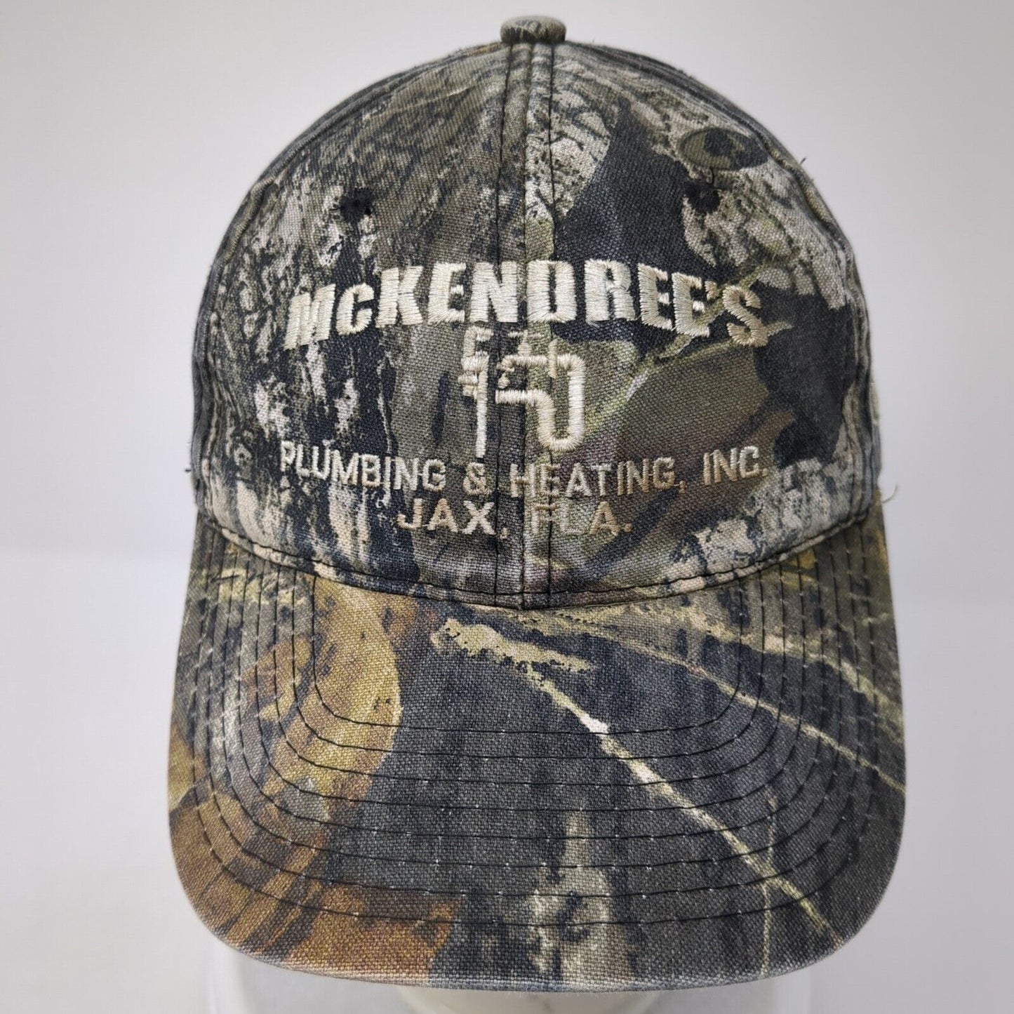 McKendree's Plumbing & Heating, Inc. Strapback Hat Multi One Size Camo