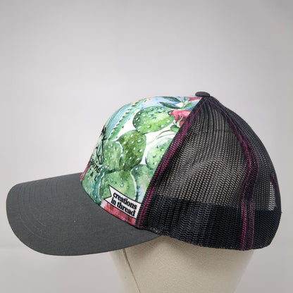 Idaho Equine Hospital Creations In Thread Snapback Trucker Hat Multi OS Floral