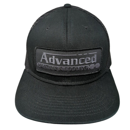 Advanced Heating & Cooling Snapback Mesh Back Trucker Hat Black One Size