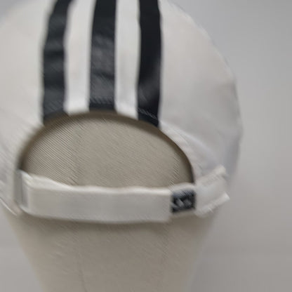 Adidas Baseball Cap White One Size Three Stripes Trefoil Logo Performance Hat