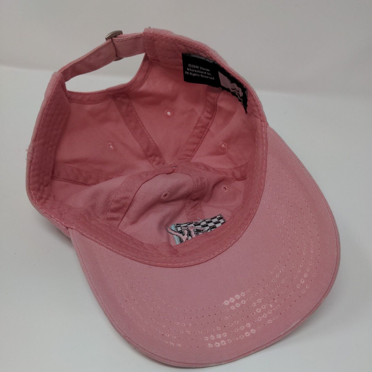 MTV Music Television Slideback Hat Pink One Size Adjustable Embroidered 6 Panel