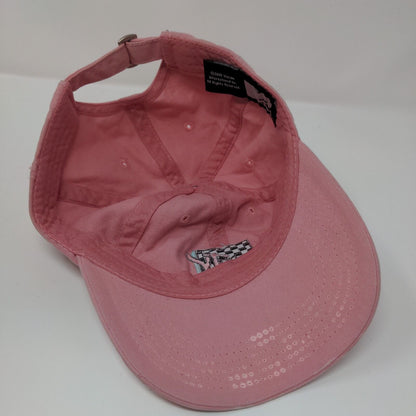 MTV Music Television Slideback Hat Pink One Size Adjustable Embroidered 6 Panel