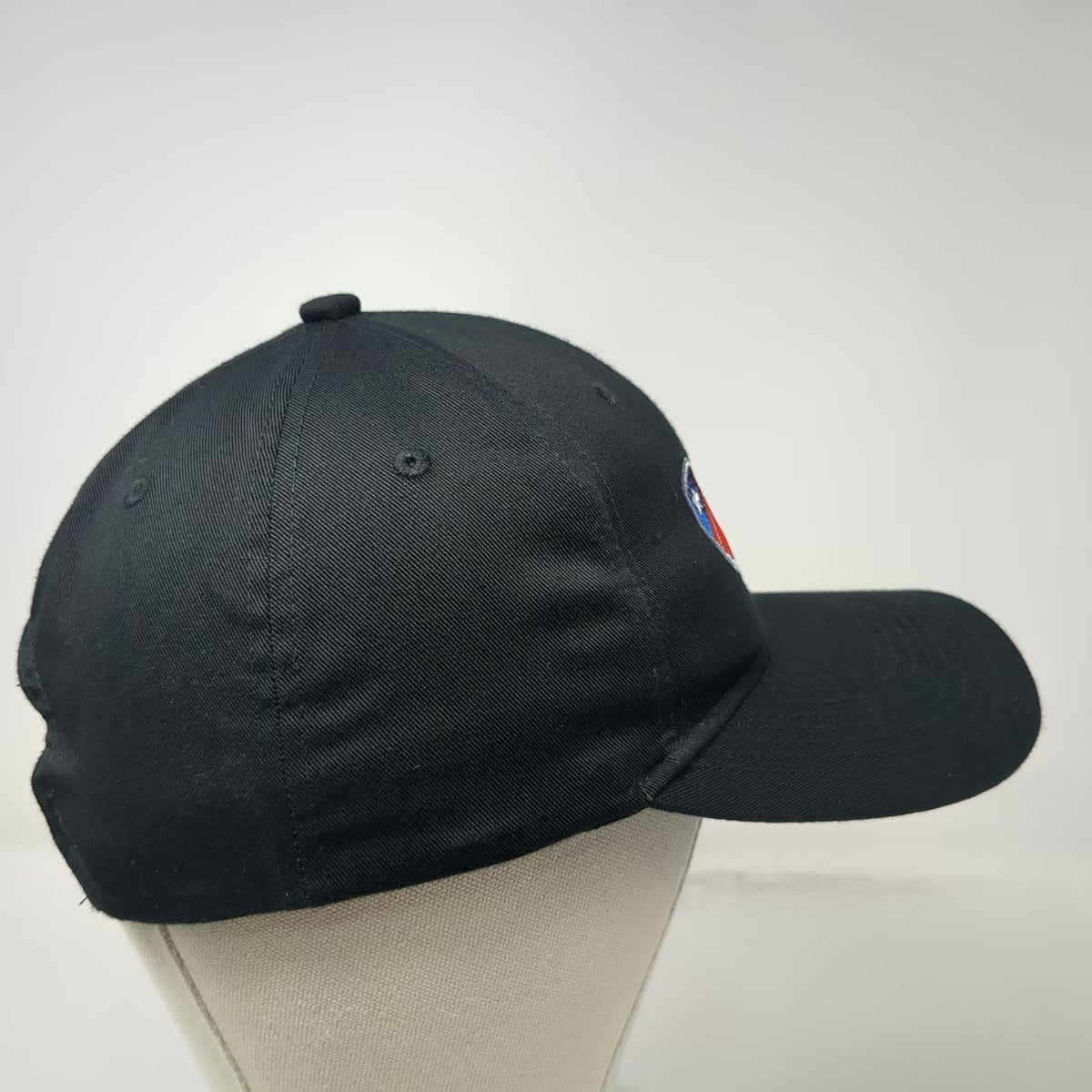 Port Authority Snapback Black Hat One Size Penn Heroes Play Embroidered Shield