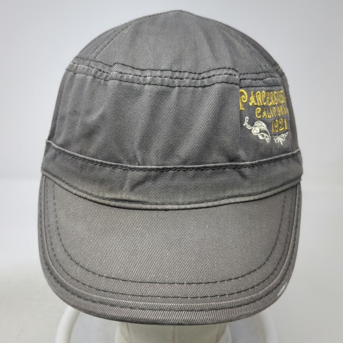 Ouray Army Cap Gray One Size Parchers Resort California 1921 Hat Adjustable
