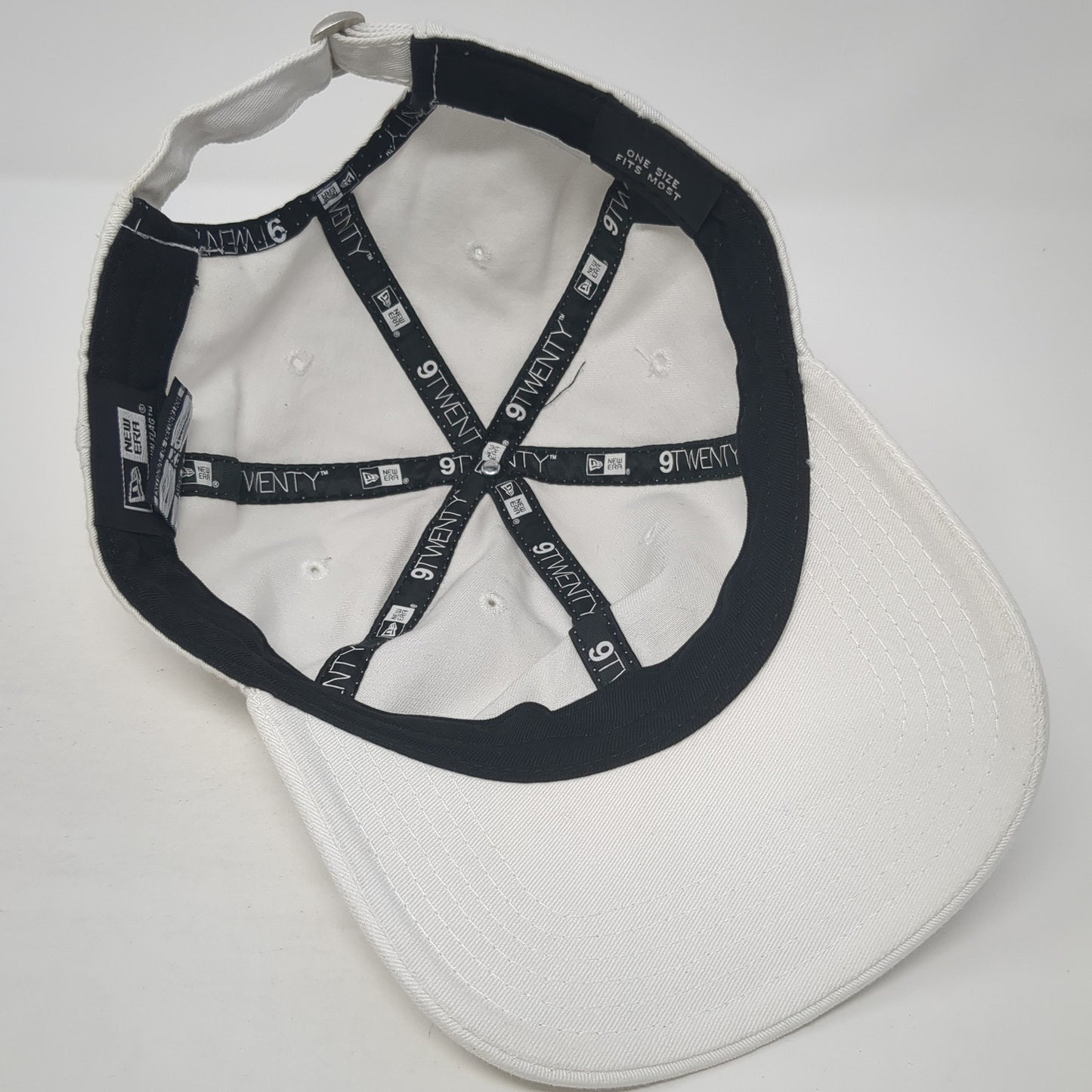 NTT Data Slideback Baseball Cap White OS Adjustable Embroidered 9Twenty New Era