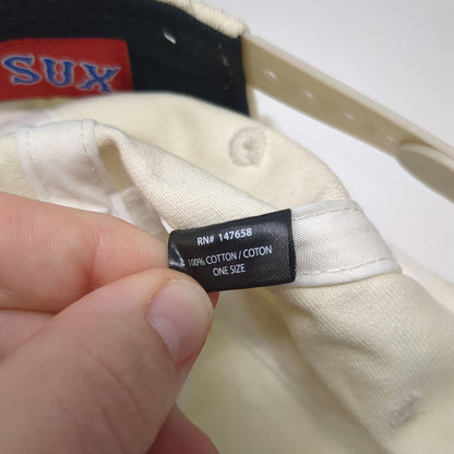 Punk Inc 5 Panel Beige Hat One Size Intertwined BS Logo Eli Sux Snapback Cotton
