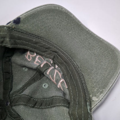 Belize Central America Hat Green Baseball Cap One Size Slideback Adjustable