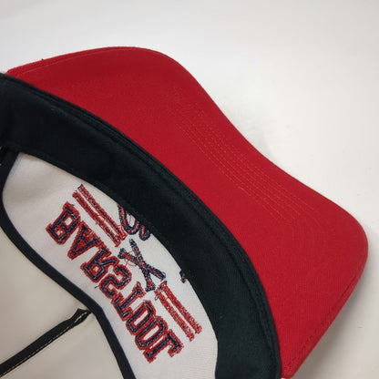 '47 Barstool Classic 2025 Beige Red OSFM 5 Panel Golf Snapback Hat Adjustable