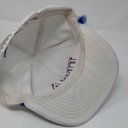 USA Mack Trucks Snapback Hat White OSFA Adjustable Embroidered Rope Novad