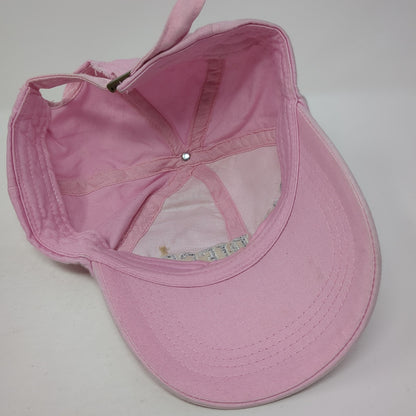 San Diego Slideback Baseball Cap Pink One Size Adjustable Embroidered 6 Panel