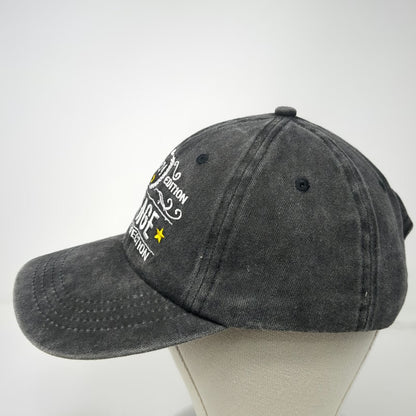 Slideback Baseball Cap Gray One Size 1974 Limited Edition Aged to Perfection Hat