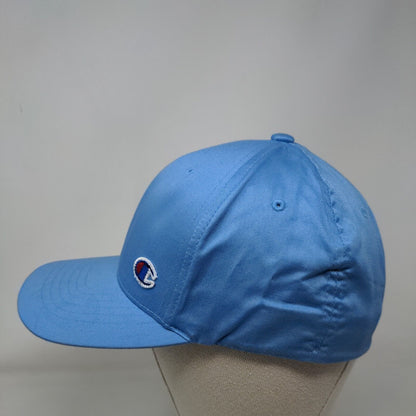 Champion C Logo Fitted Hat Blue Large/XL Embroidered 6 Panel Flexfit