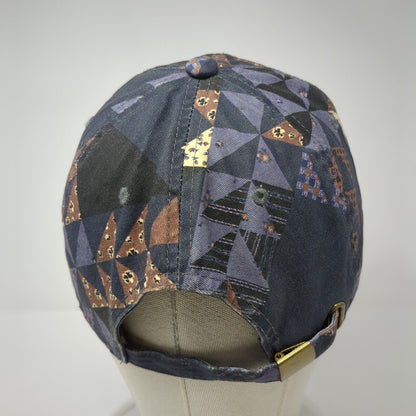 Universal Thread Slideback Hat Multicolor OS Adjustable Patchwork 6 Panel Cotton