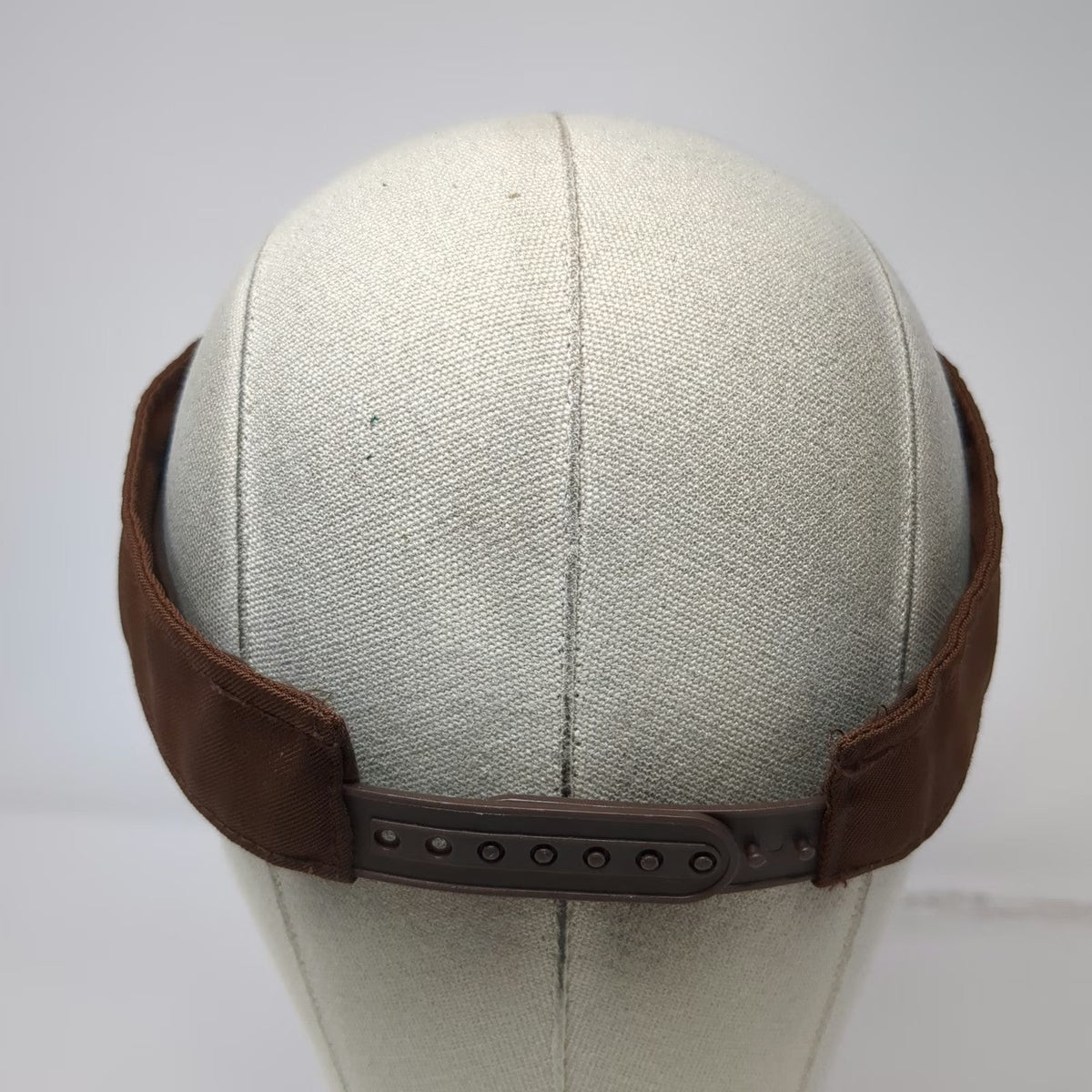 Burger King Visor Brown One Size Crew Snapback Logo Fast Food Restaurant Hat