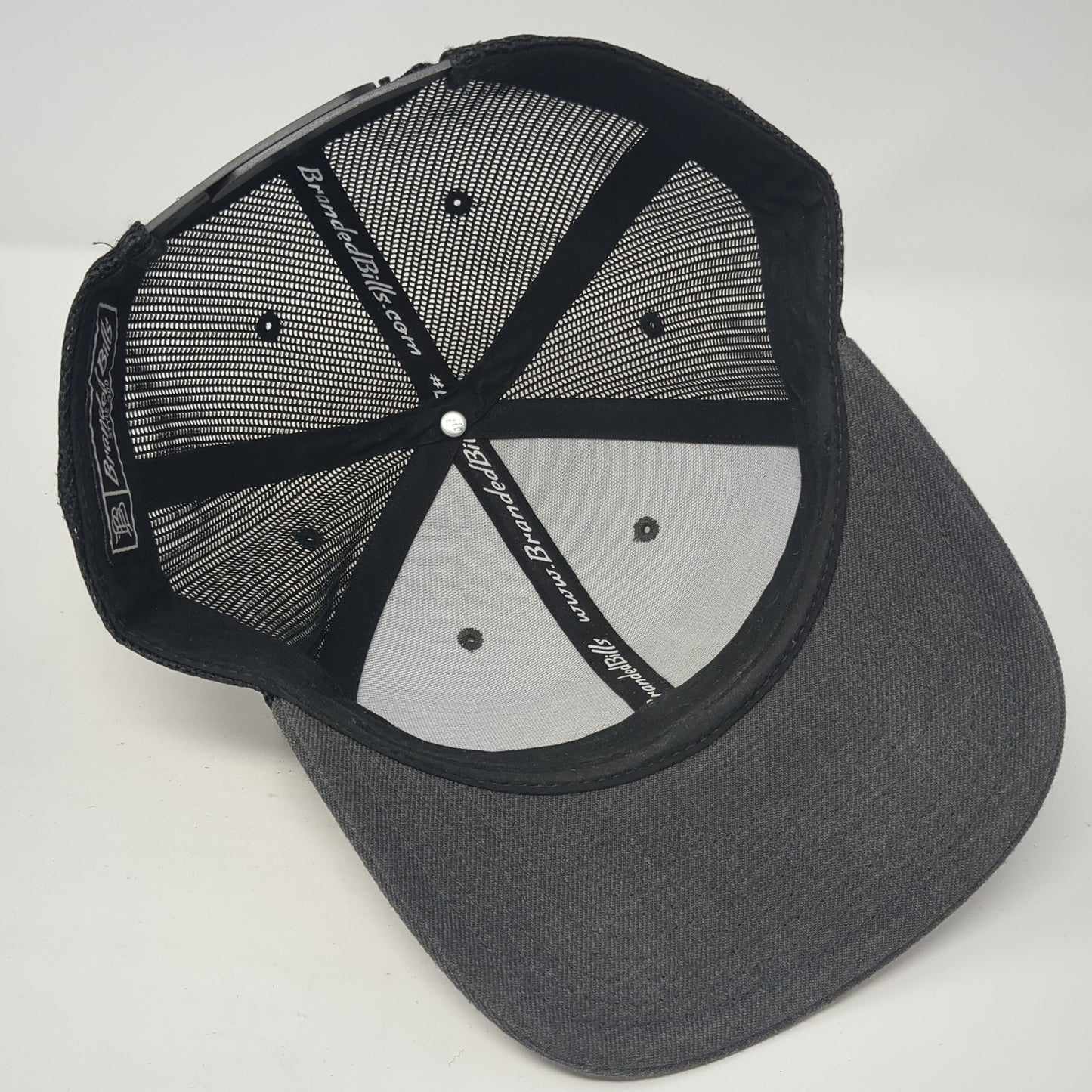 Show Idaho Snapback Trucker Hat Gray One Size Adjustable Mesh Branded Bills