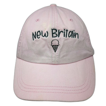 Sportsman Baseball Cap Pink One Size New Britain Ice Cream Slideback Cotton Hat