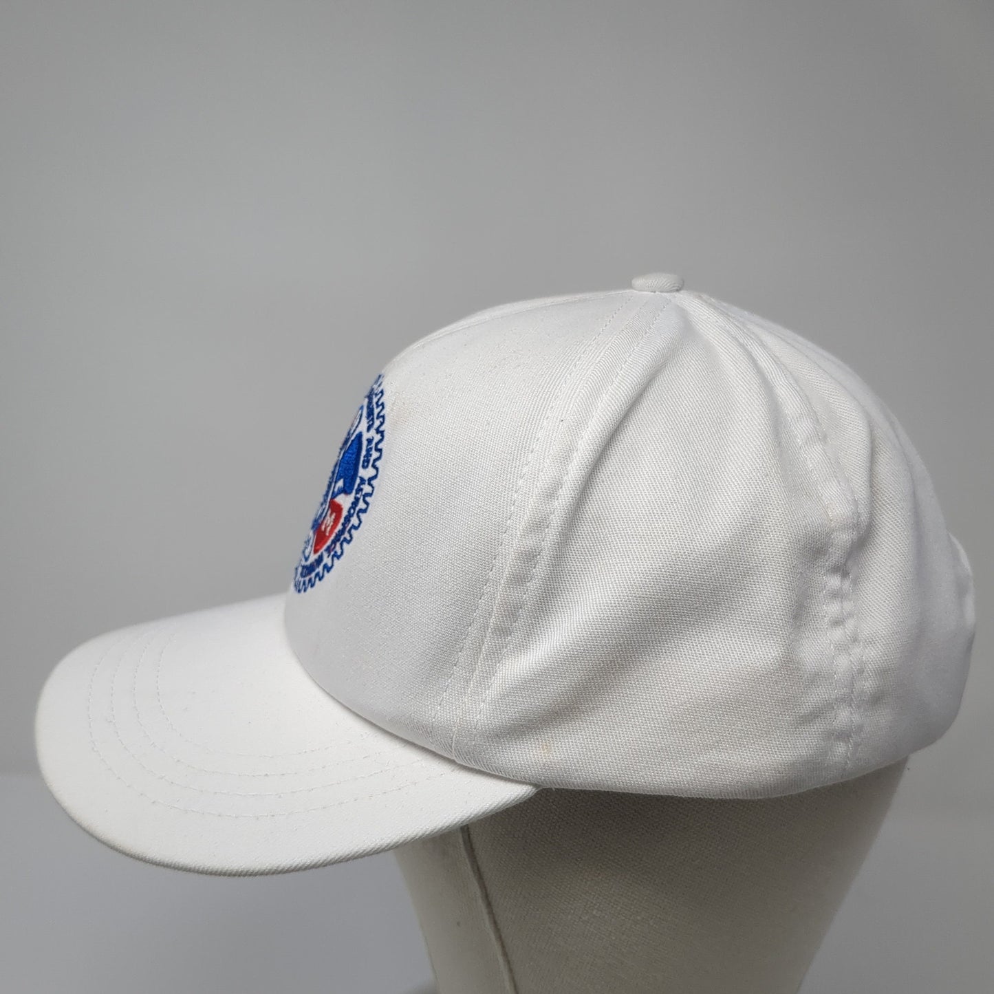 International Association of Machinists & Aerospace Snapback Hat White One Size