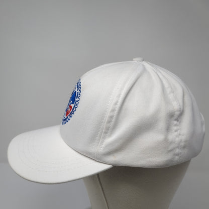 International Association of Machinists & Aerospace Snapback Hat White One Size