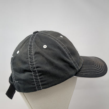 Nike Golf Strapback Hat Gray One Size Swoosh Adjustable Solid 6 Panel
