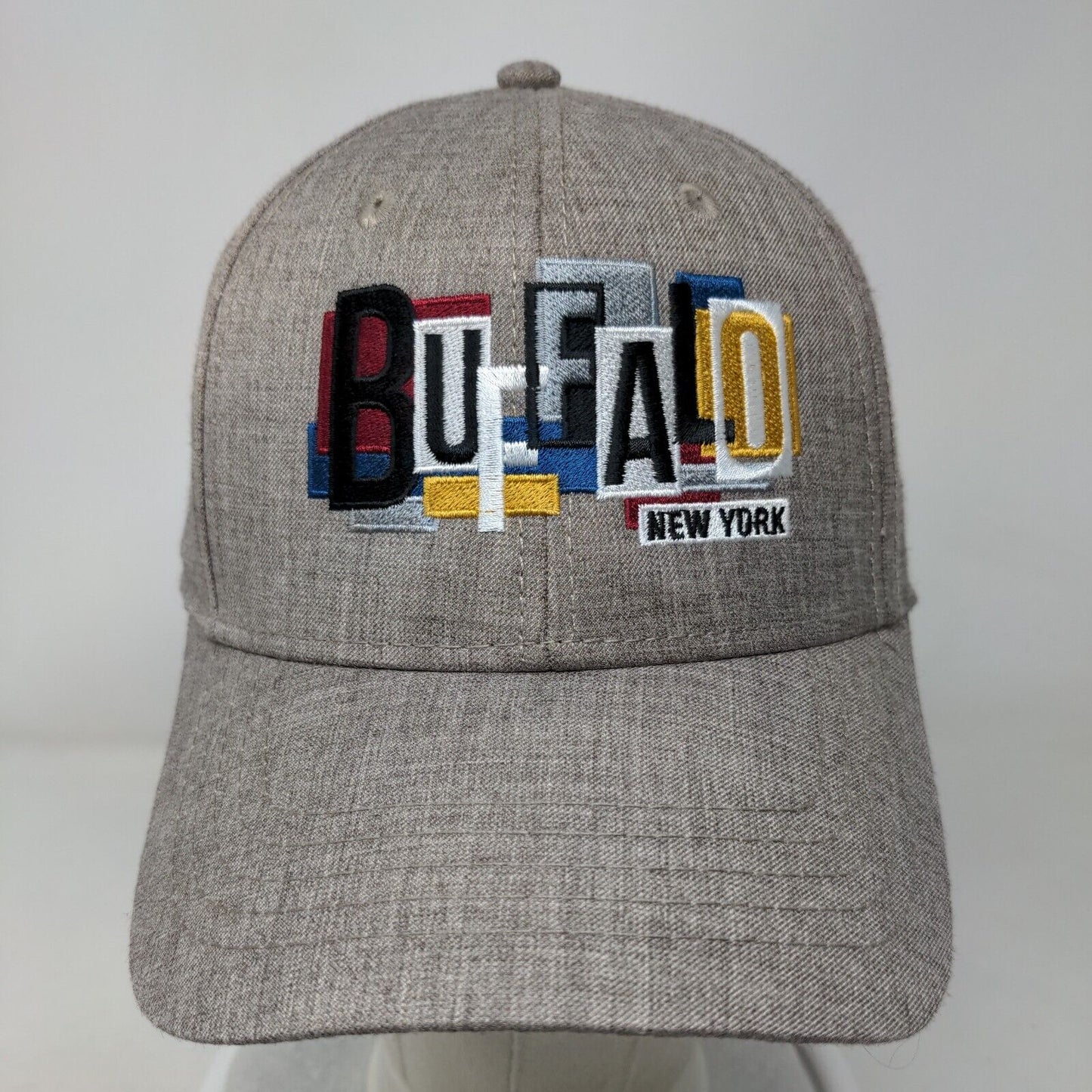 Buffalo New York Strapback Hat Multi One Size Embroidered 6 Panel Ace