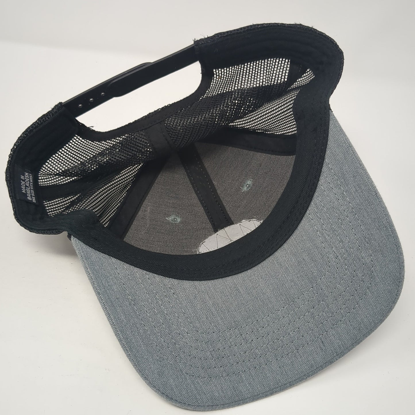 Meridian ID Scheels Established 2024 Trucker Hat Gray OS Adjustable Mesh Back