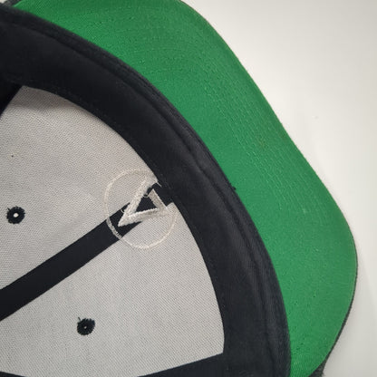 Active Ent. Snapback Hat Black One Size Adjustable Embroidered Classics Yupoong