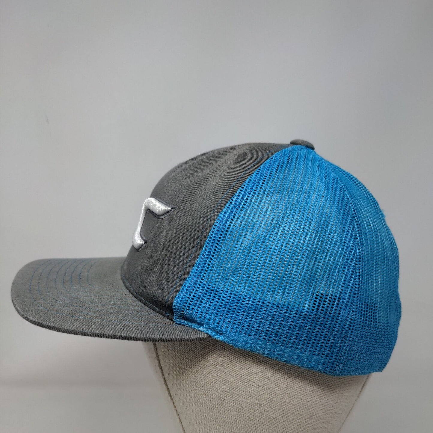 GC Snapback Mesh Back Trucker Hat Multi One Size Embroidered Colorblock