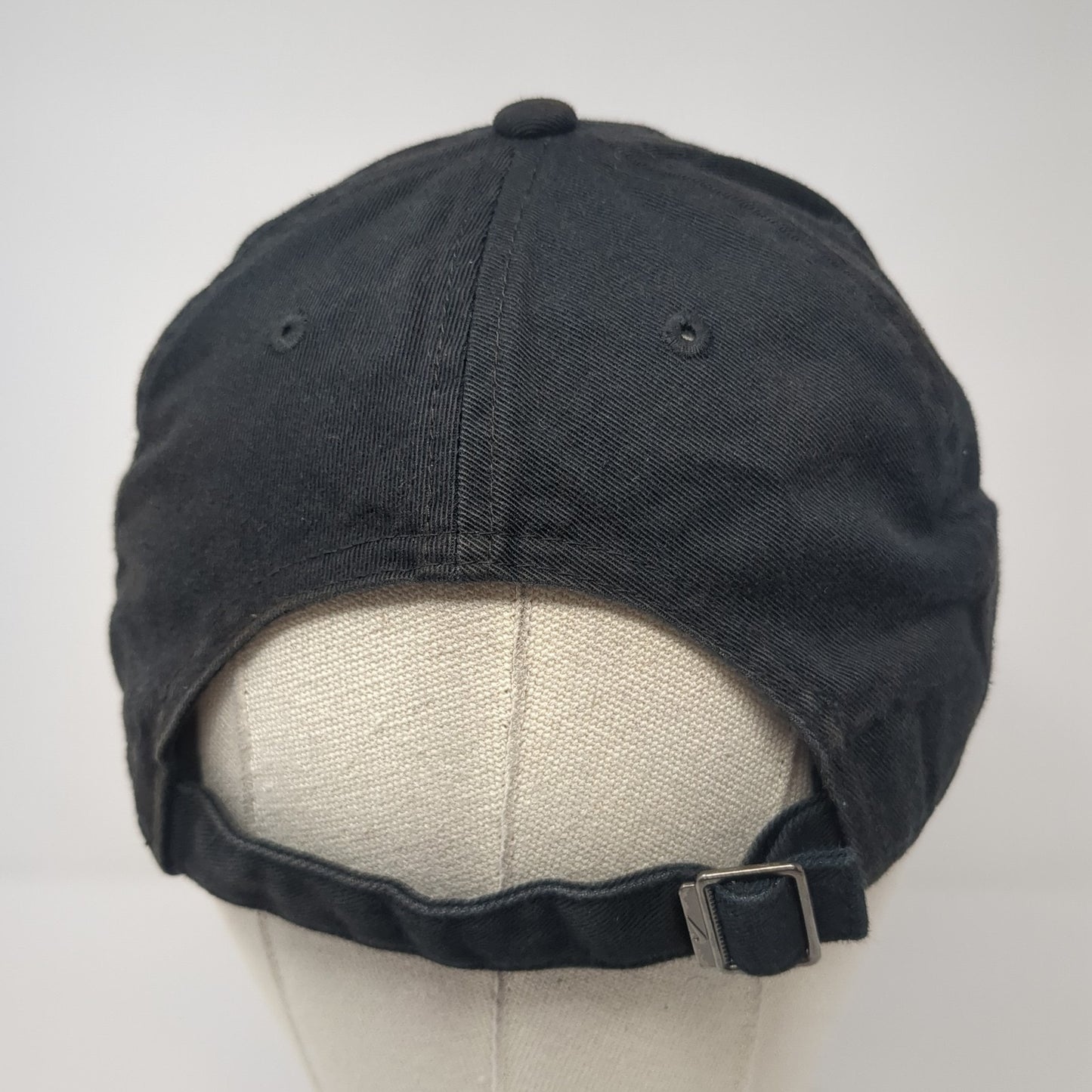 Nike Swoosh Logo Slideback Hat Black One Size Embroidered Heritage86
